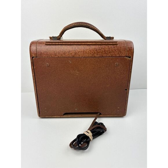 Antique 1949 Philco 48-300 Wood Portable Tube AM Radio Transitone Rolling Dials - Picture 5 of 10